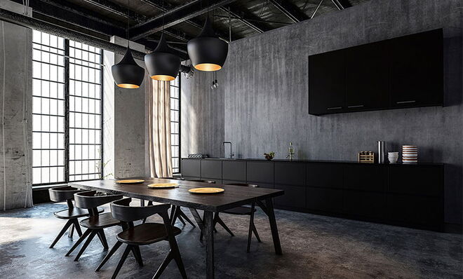 Gefliester Meetingraum