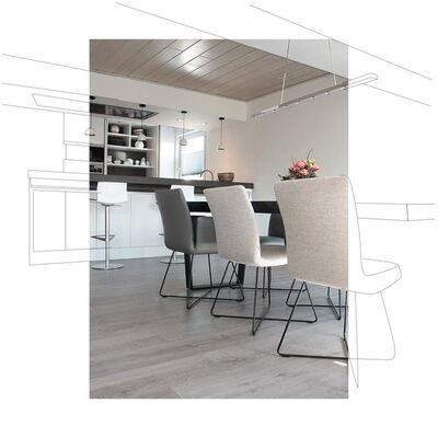 Modernes Penthouse: klassisch, modern, schick, lichtdurchflutet