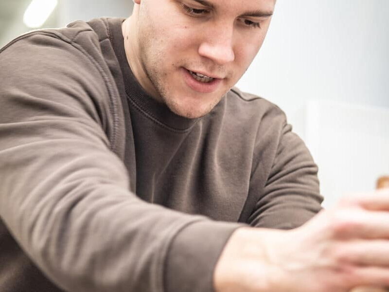 Raumanzug: Arbeitssituation