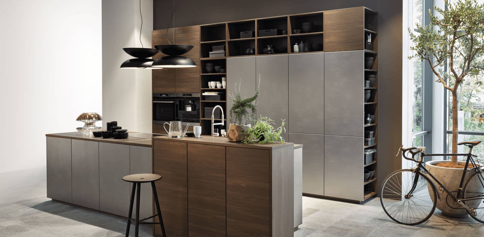 Moderne Küchenzeile