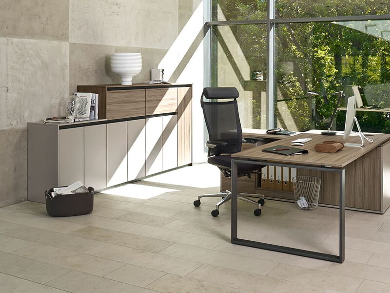 Büroeinrichtung in wohnlicher Atmosphäre