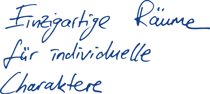 Handschrift: Einzigartige Räume für individuelle Charaktere